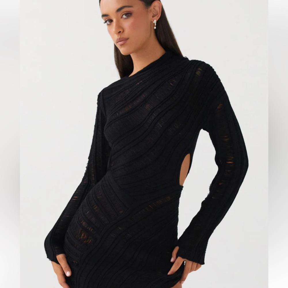 PEPPERMAYO BLACK MINI DRESS